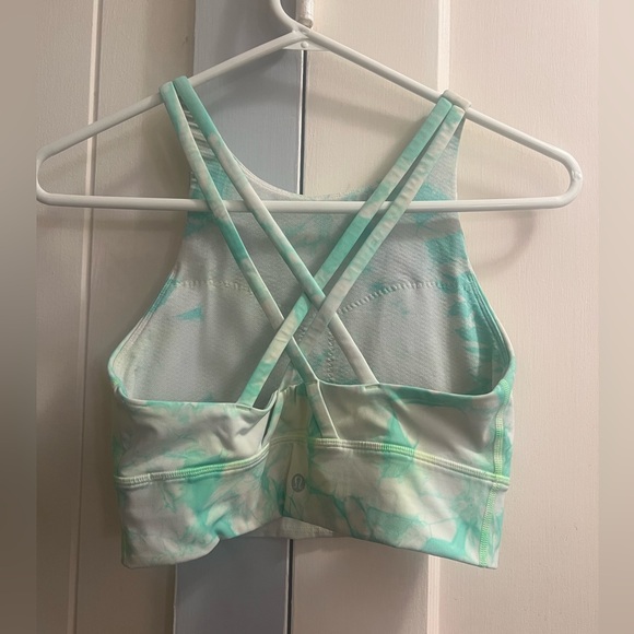 EUC Lululemon Energy Bra High Neck Long Line - Picture 2 of 6